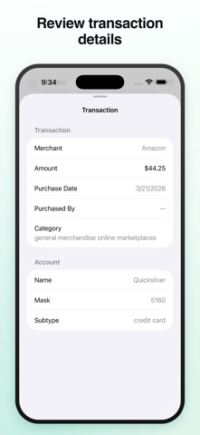 Cently: AI Finance Assistant iPhone screenshot