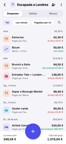 Quits – Split group expenses screenshot 2
