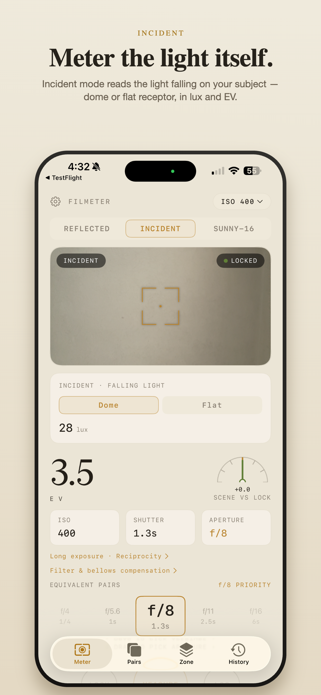 Filmeter — Film Light Meter screenshot 8