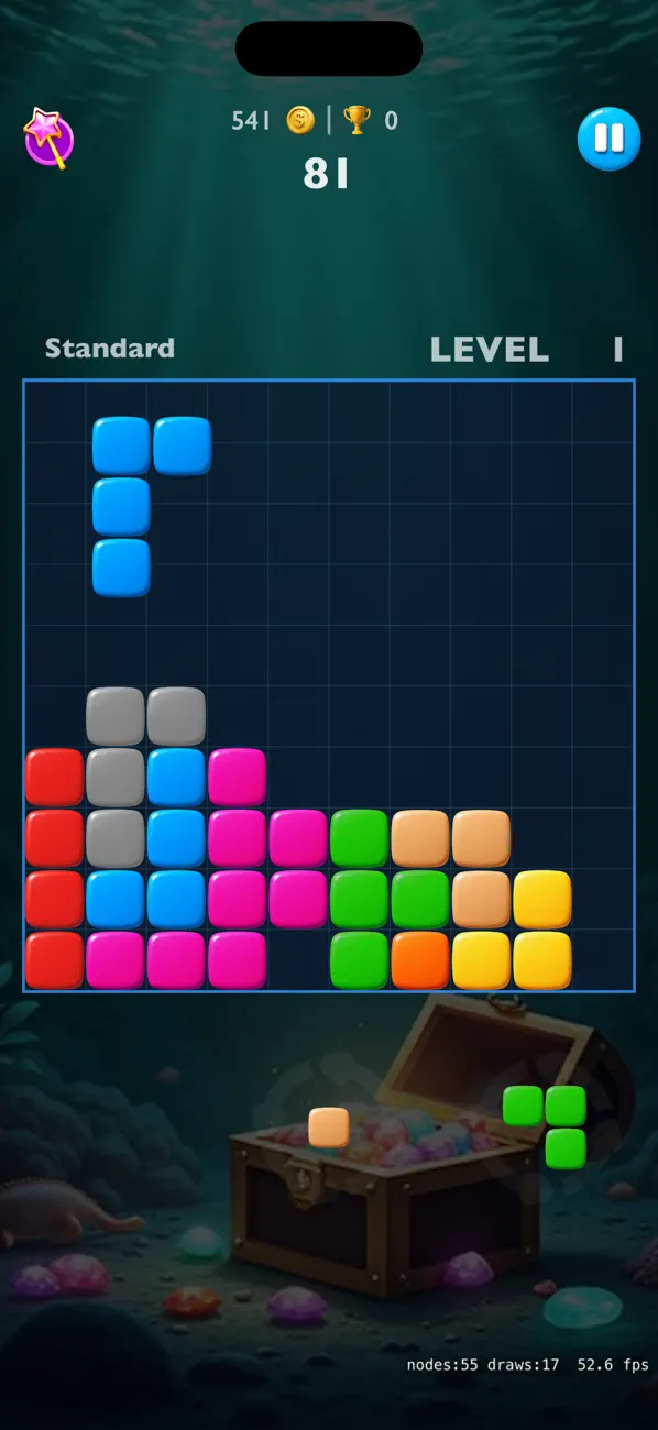 Screenshot #3 pour Flip Block: Wood Jewel Puzzle
