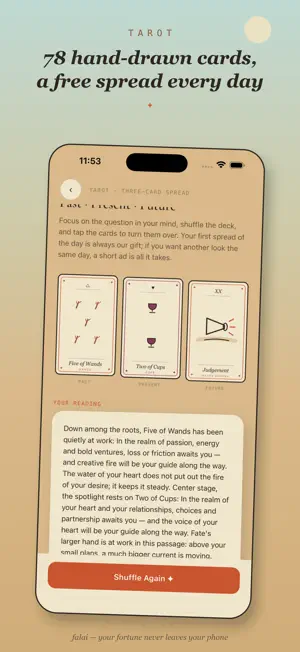 falai: Fortune Teller, Tarot screenshot 2