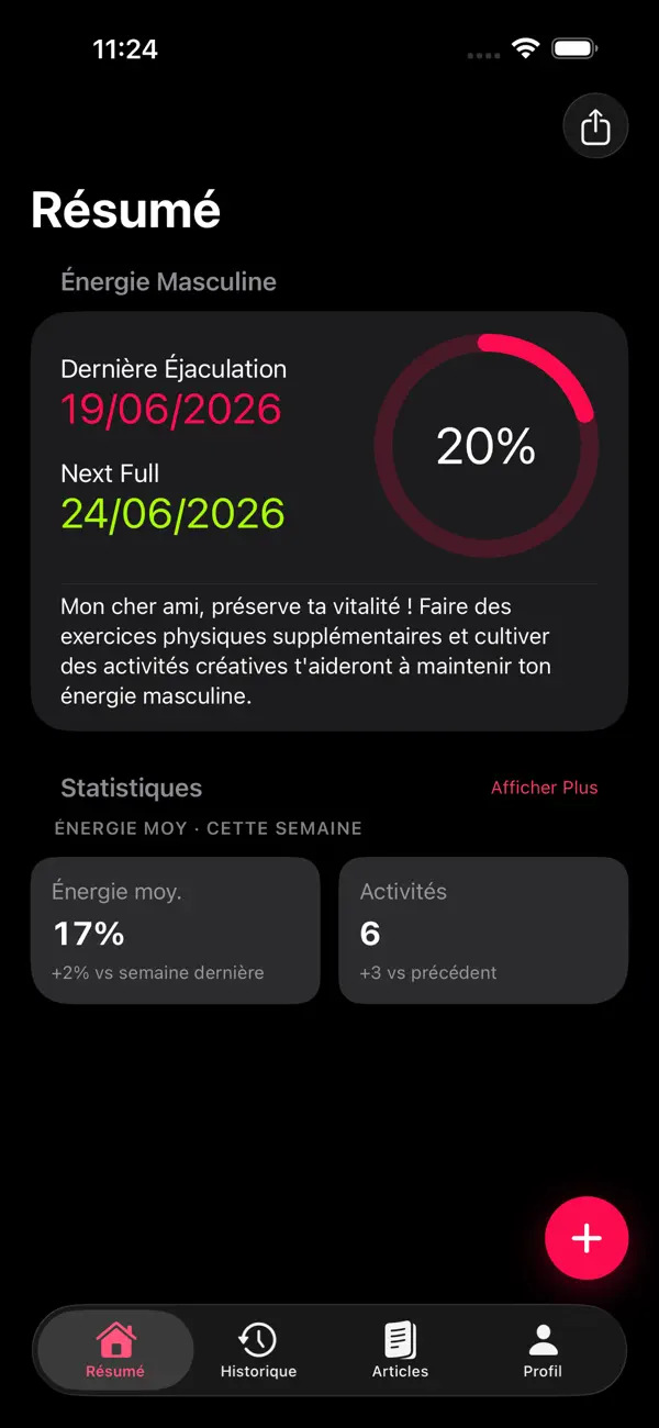 Screenshot #1 pour Énergie Masculine