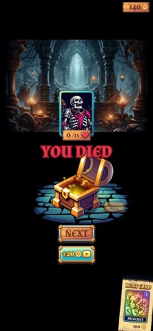 Pyrocrawl : Dungeon Deck iPhone screenshot