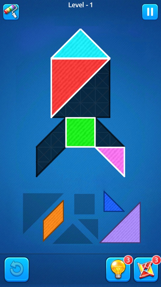 #8. Tangram Puzzle: Polygrams Game (macOS) Bởi: RV AppStudios LLC