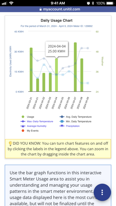MyUnitil Screenshot