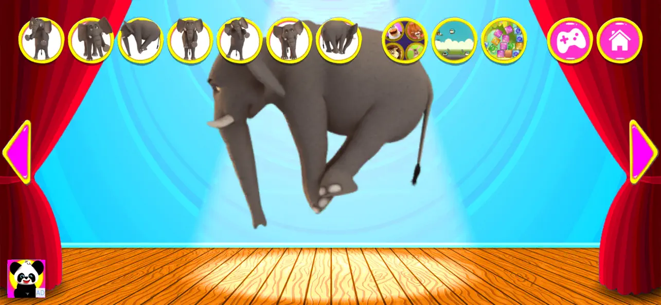 Screenshot #2 pour Talking Elephant King Red