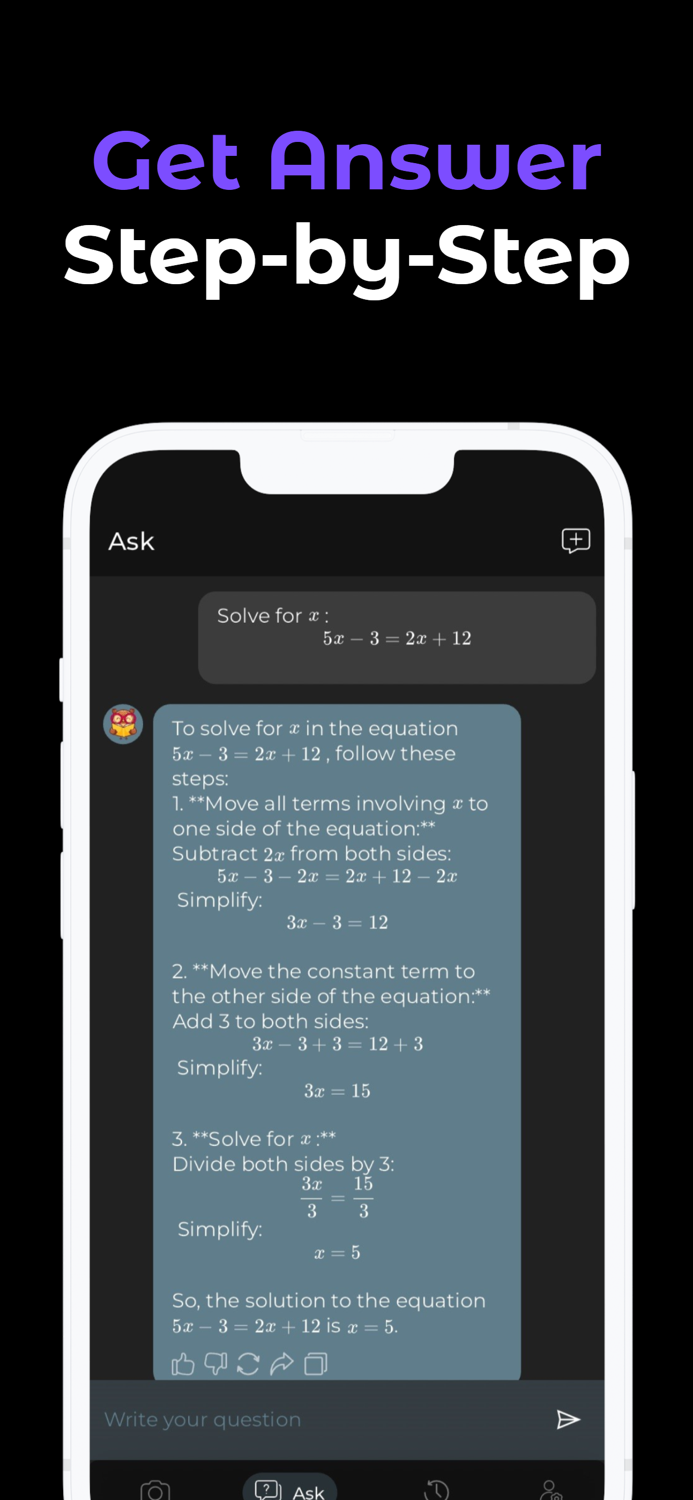 Homework AI - Scan Math Helper