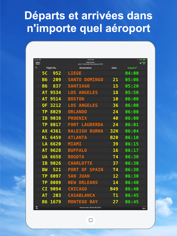 Screenshot #5 pour Flight Board | Traqueur de vol