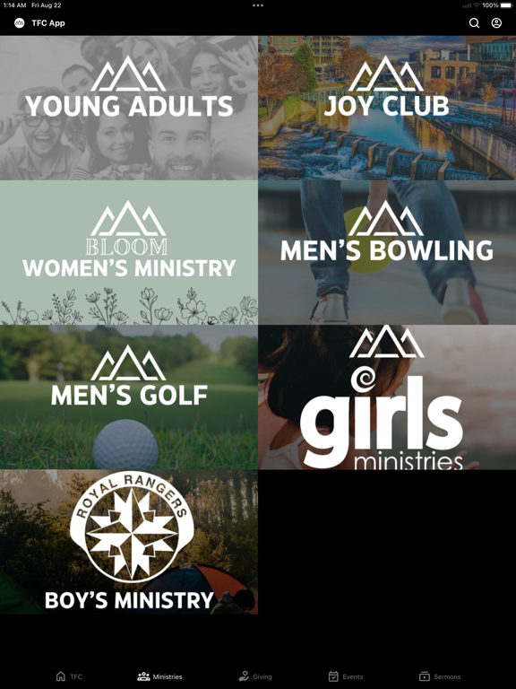 Screenshot #5 pour Trinity Fellowship Church App