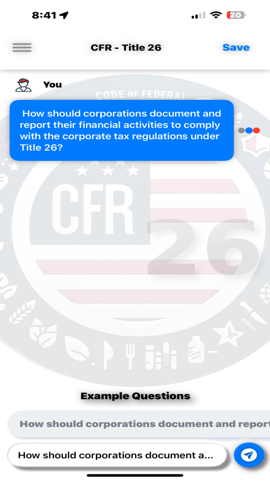 #2. CFR AI - Title 26 (macOS) 由: Ryan Smerdon