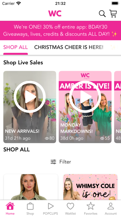 Shop Whimsy Cole Screenshot 2 - AppWisp.com Shop Whimsy Cole Screenshot 2 - AppWisp.com