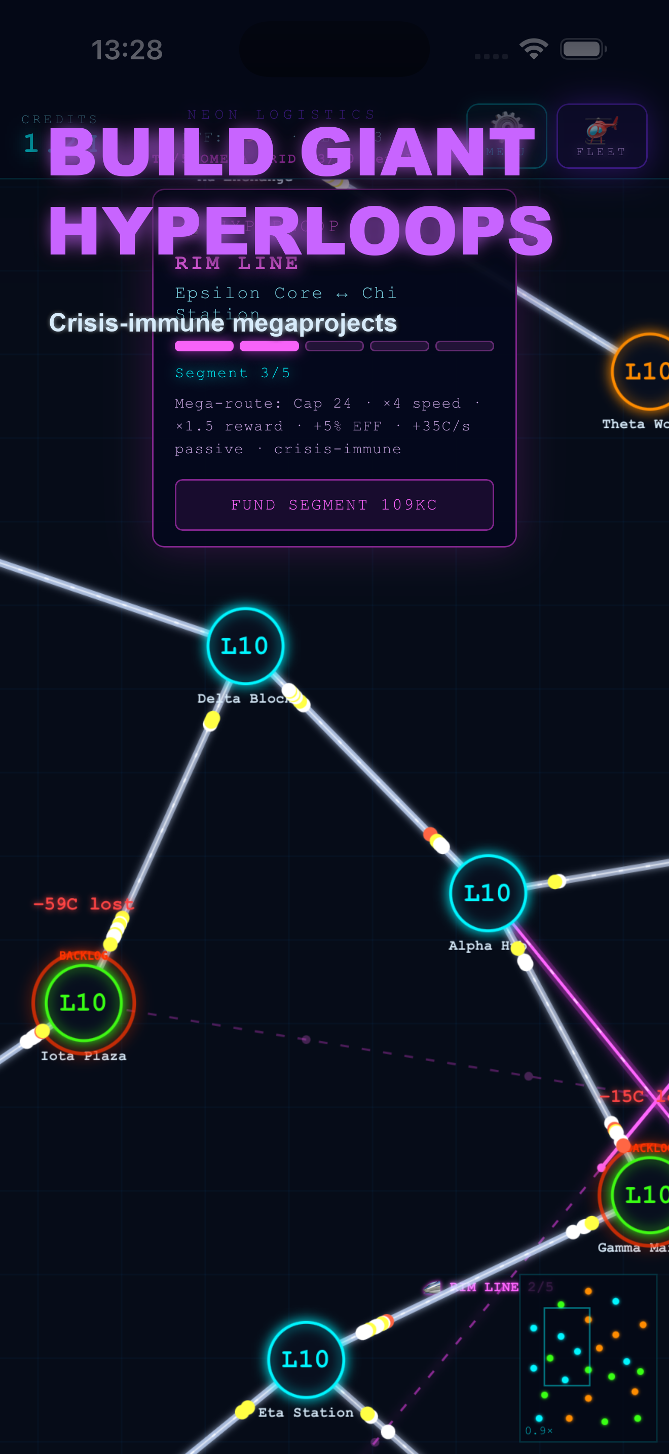 Neon Logistics: City Grid screenshot 5