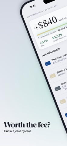 CardROI: Credit Card Tracker Screenshot 1 of 7