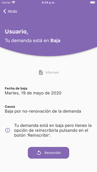 Servicio Andaluz de Empleo Screenshot