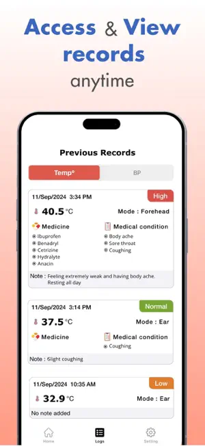 Thermometer: Body Temperature screenshot 4