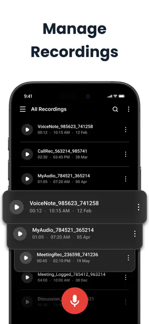 Recorder - Phone Voice Record screenshot 4