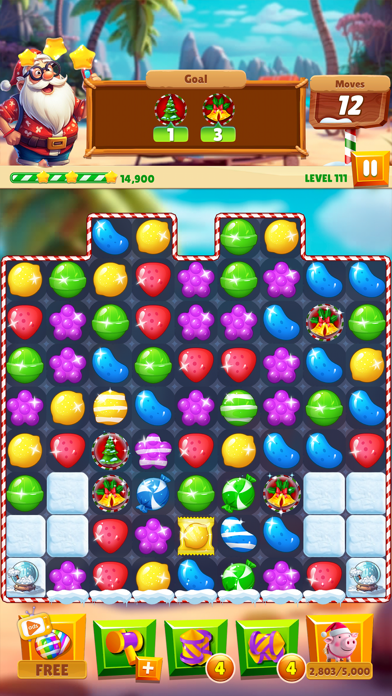 Christmas Magic: Match 3 Game Screenshot