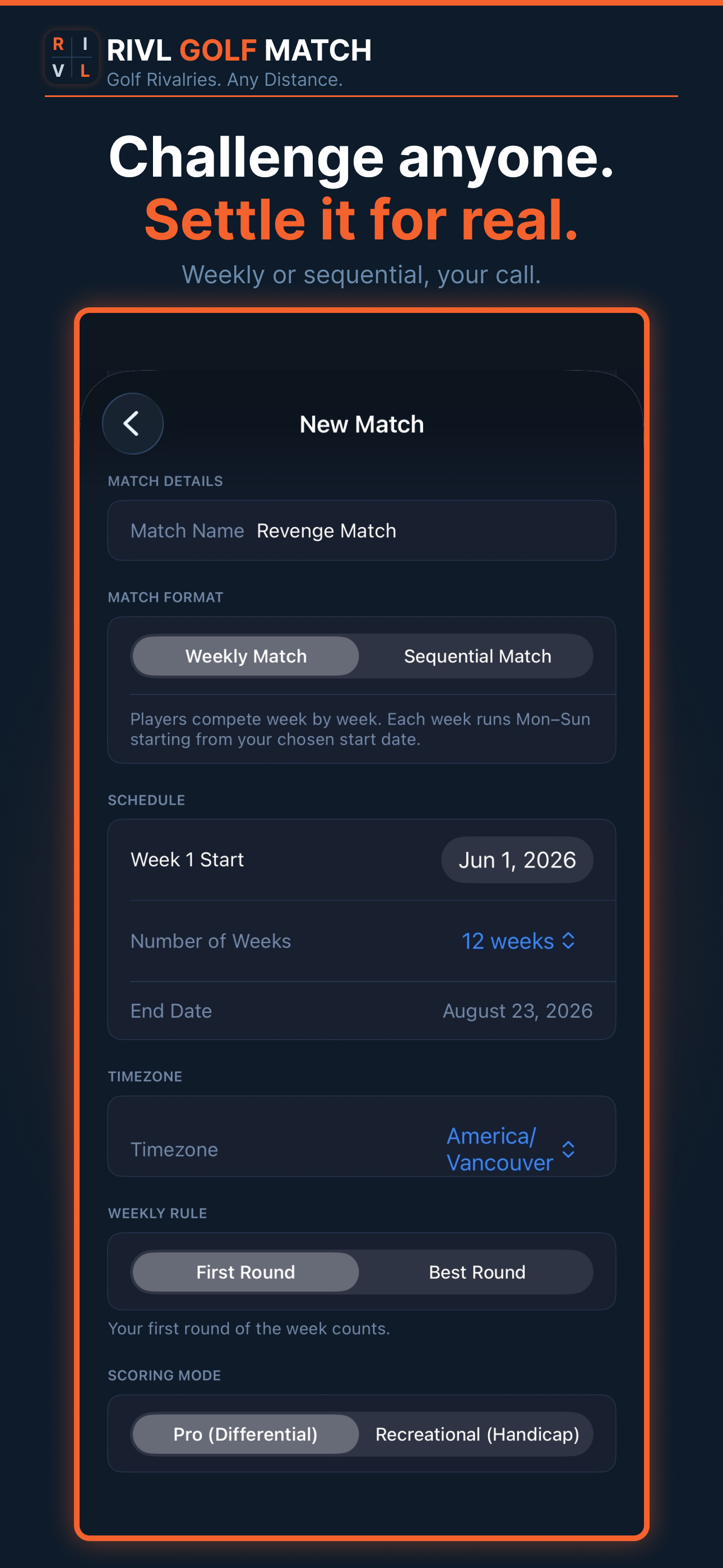 RIVL Golf Match screenshot 5