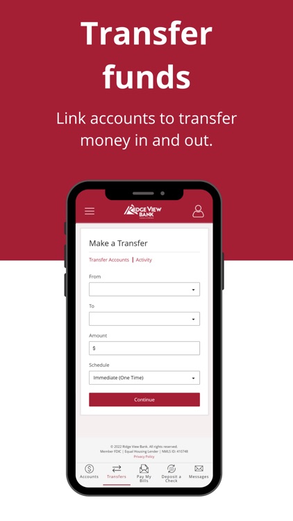 Ridge View Bank goMobile screenshot-5