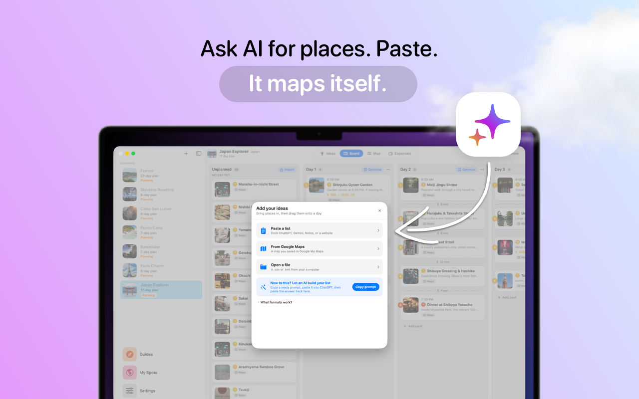 Trovelo: Private Trip Planner