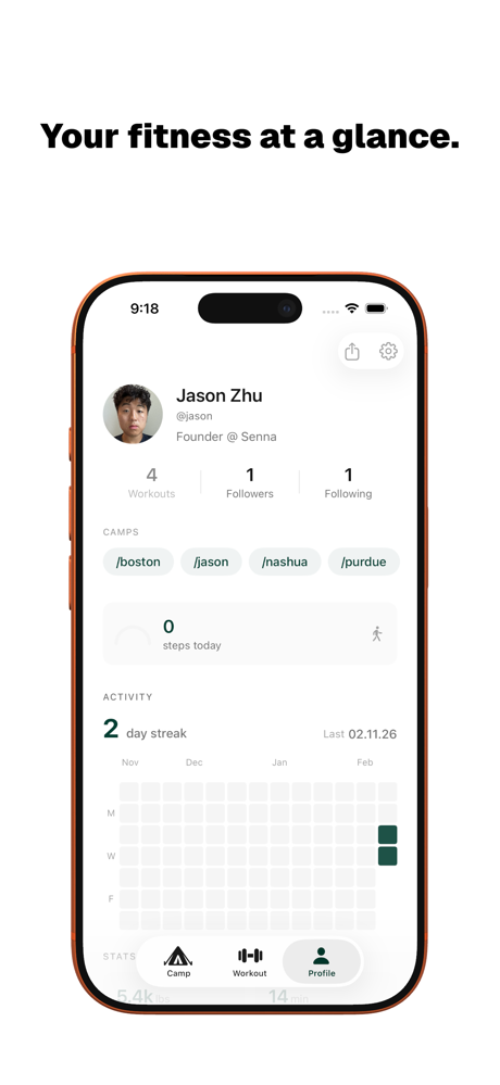 Senna: Social Fitness screenshot 3