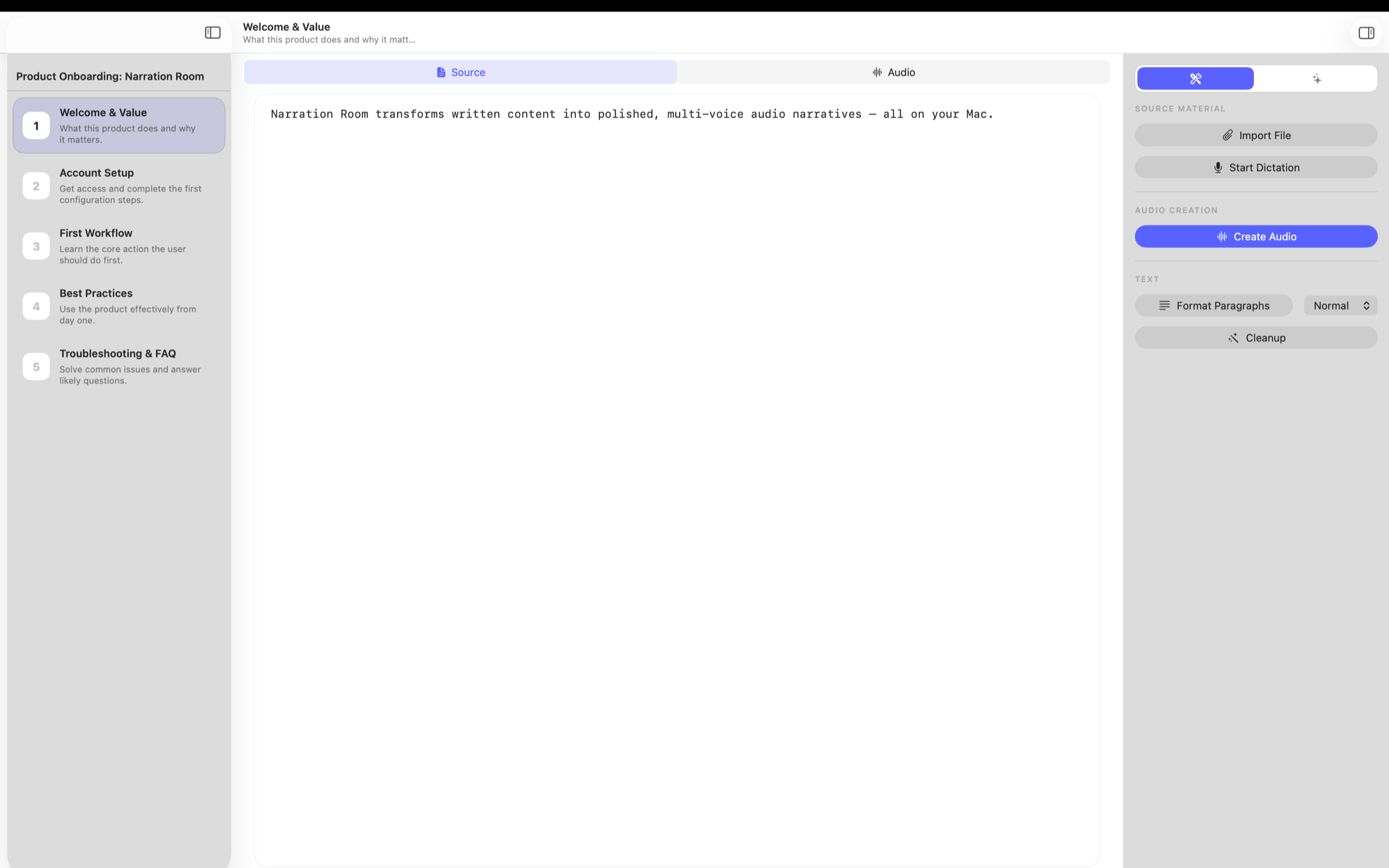 Narration Room screenshot 9