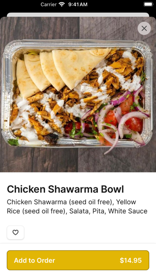 Akhis Authentic Shawarma iPhone screenshot 3 - Food & Drink app