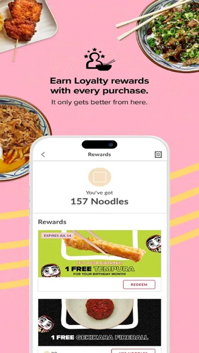 Marugame Udon, USA iPhone screenshot 3 - Food & Drink app