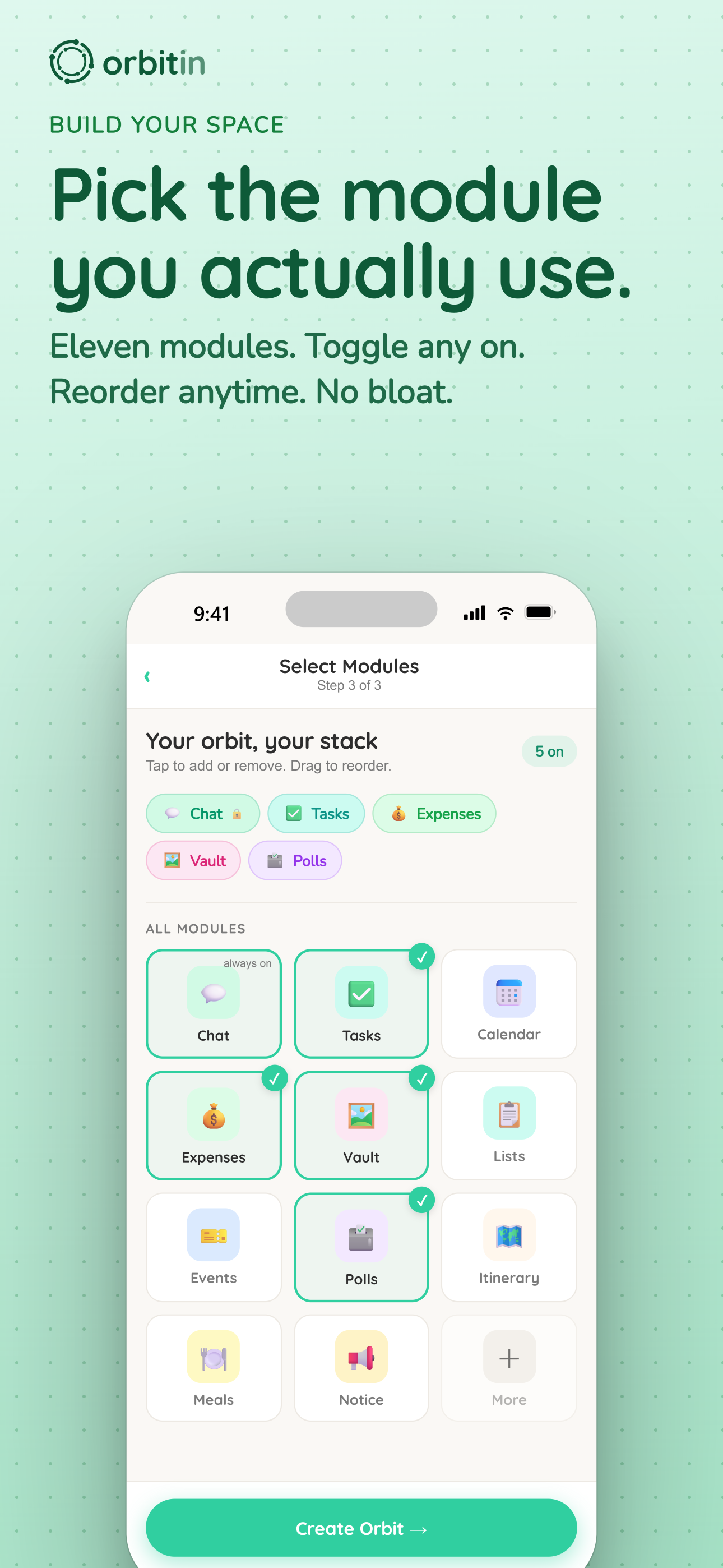 Orbitin screenshot 3