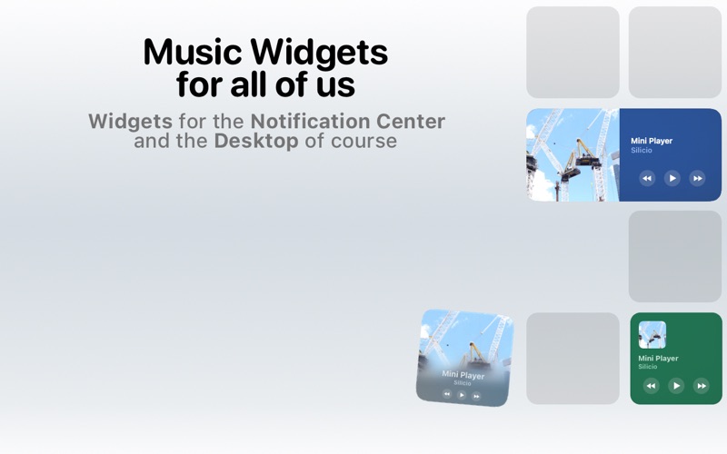 Screenshot #1 pour Silicio: Widgets + Mini Player