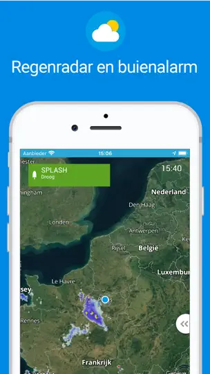 Screenshot von Weerplaza - Complete Weer App auf dem iPhone 2