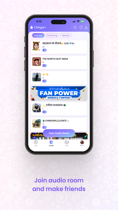 Screenshot #2 pour Chingari : Live conversations