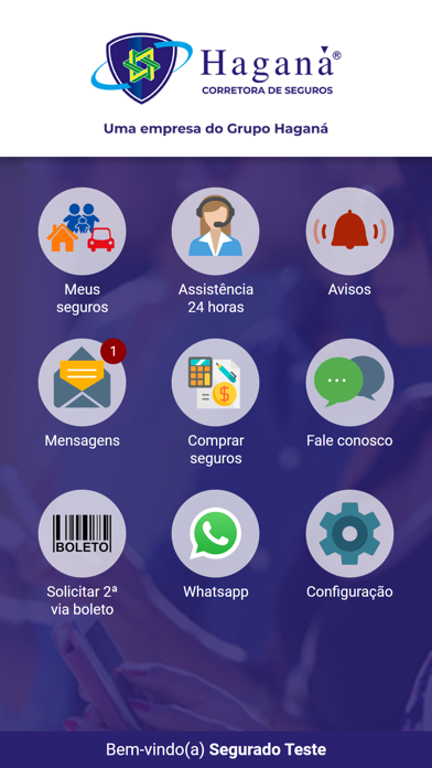 Haganá Seguros Screenshot