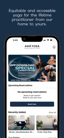Ashe Yoga Collective screenshot