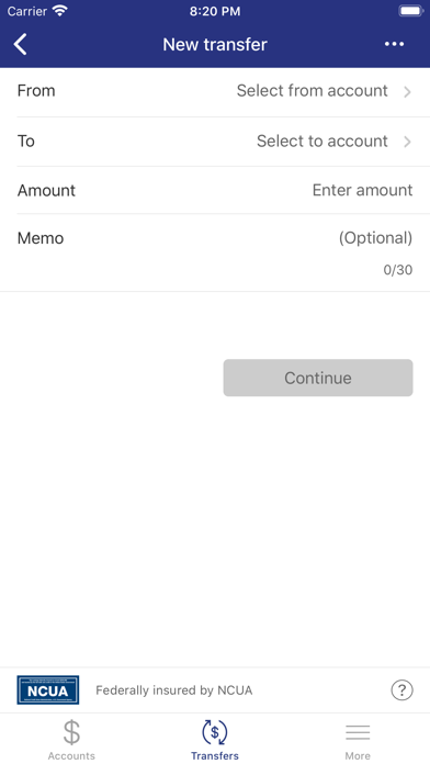 167th TFR Federal Credit Union Screenshot