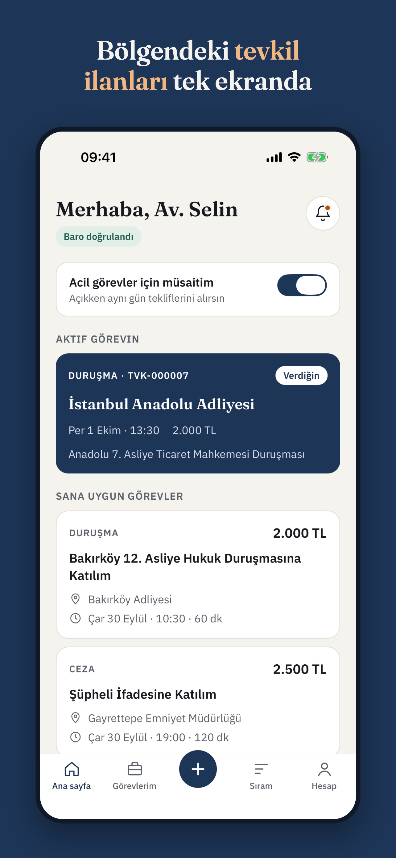 Screenshot 1 of Meslektaş: Avukat Tevkil Ağı