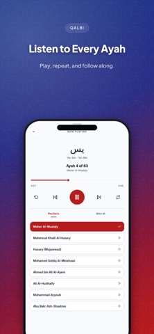 Qalbi: The Quran in your Heart iPhone screenshot