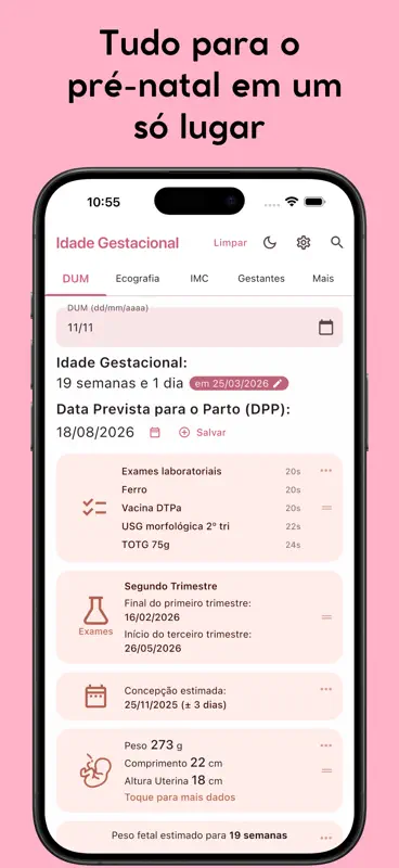 Idade Gestacional (do bebê) screenshot 1 of 10