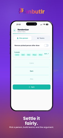 Planbutlr screenshot