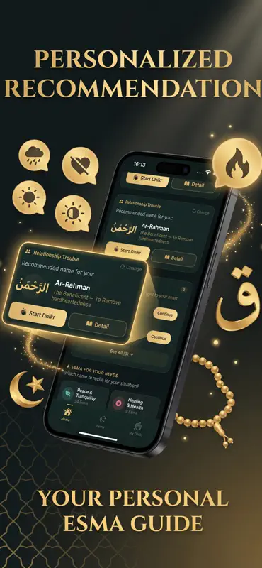 Esma: Prayer Times & 99 Names screenshot 7 of 8