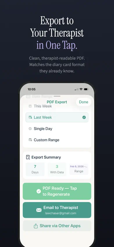 DBT Diary Card & Skill Tracker screenshot 4