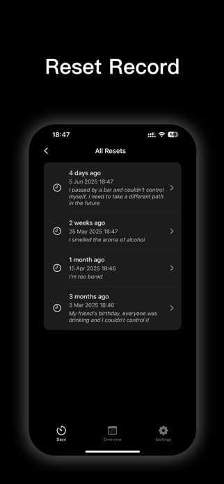 ZeroLoop Break Habits Tracker Screenshot 6 of 7