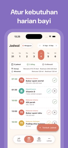 Tracker Bayi & MPASI: Moibaby Screenshot 2 of 8