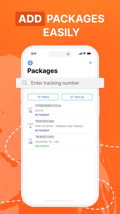 Package Delivery Tracker App