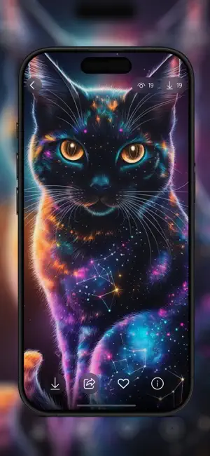 Neon Animals Wallpapers screenshot 3