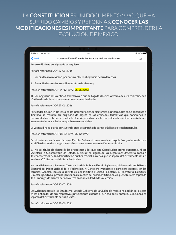 Screenshot #6 pour Constitución México