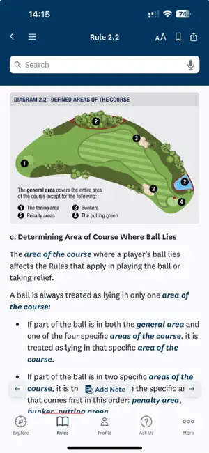 The Official Rules of Golf screenshot 4