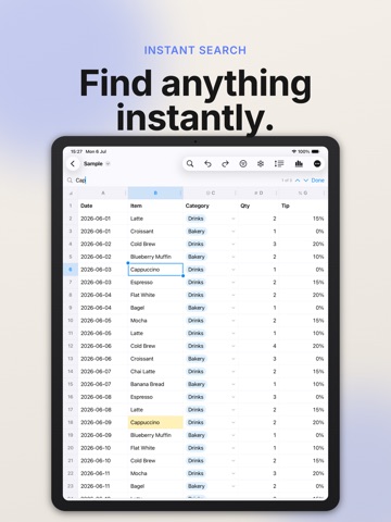 CSV Editor: Smart CSV iPad screenshot