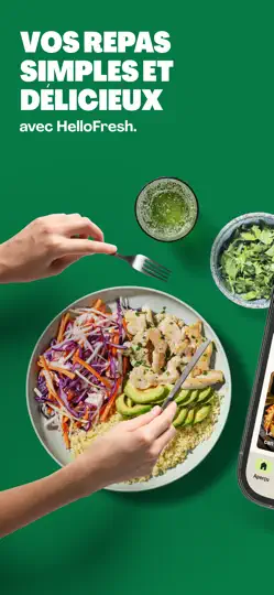 Capture d'écran de HelloFresh, La Box à Cuisiner sur iPhone 1