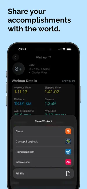 PocketCox - Rowing Workouts screenshot 4